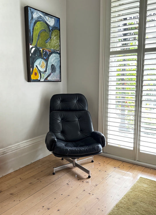 Mid Century Swivel Armchair