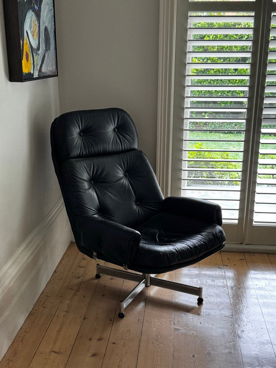 Mid Century Swivel Armchair
