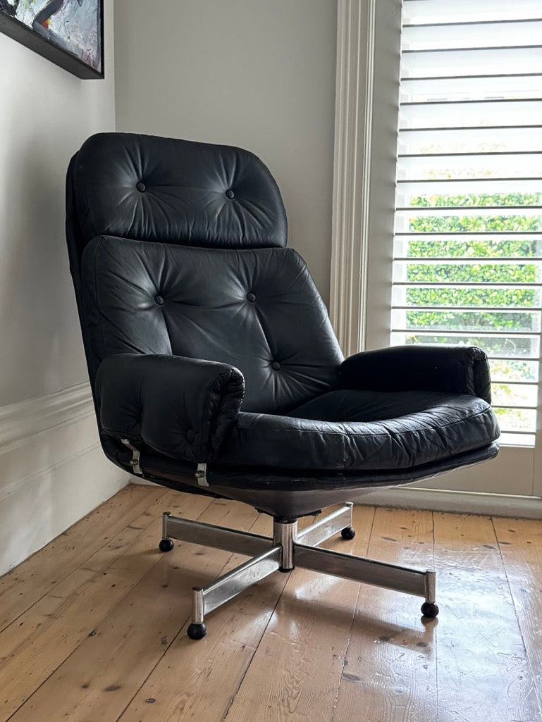 Mid Century Swivel Armchair