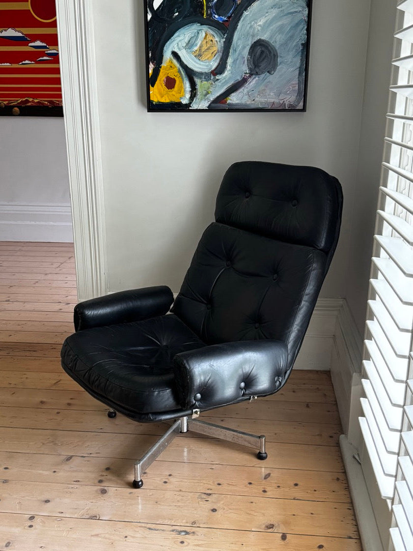 Mid Century Swivel Armchair