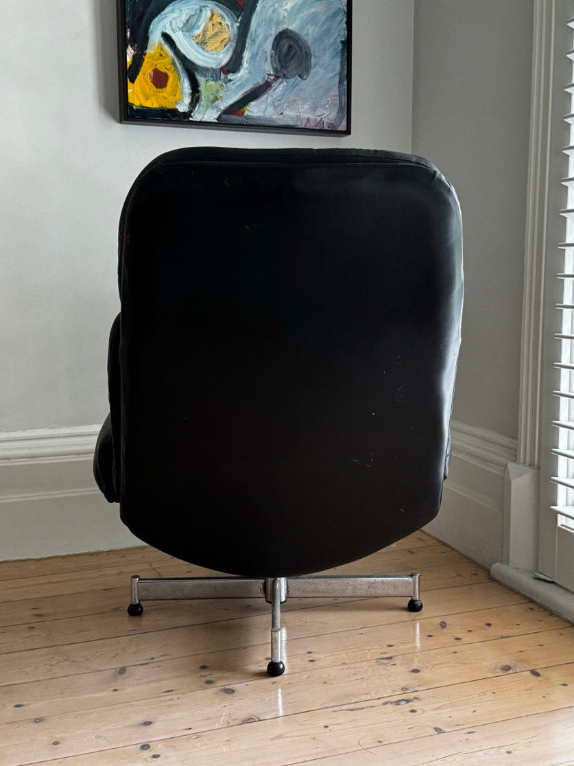 Mid Century Swivel Armchair