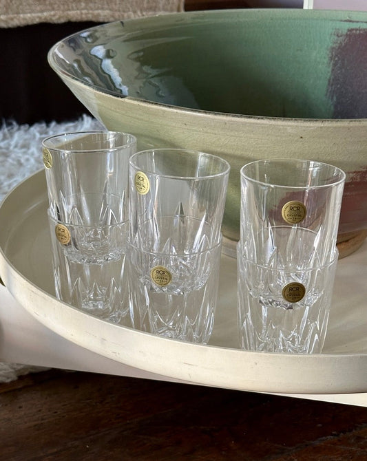 Set of 6 Royal Crystal Rock Glasses