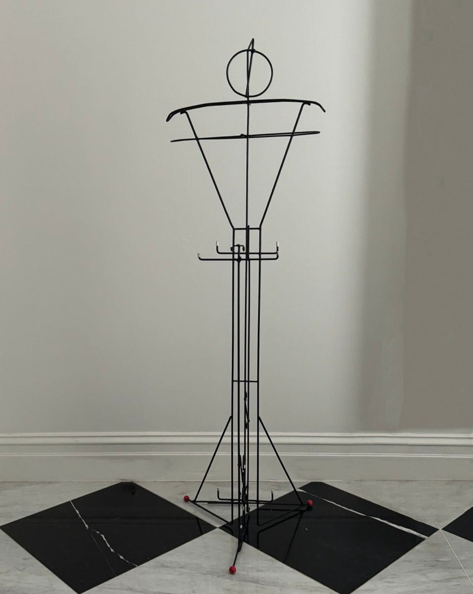 Sculptural Wireform Valet Stand