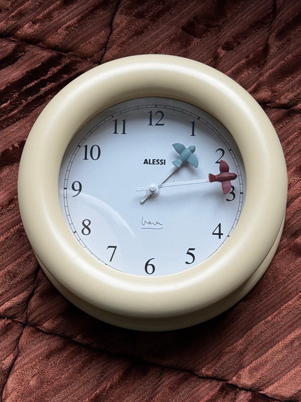 Alessi Kitchen Wall Clock Designed by Michael Graves for Alessi, Italy, 1992