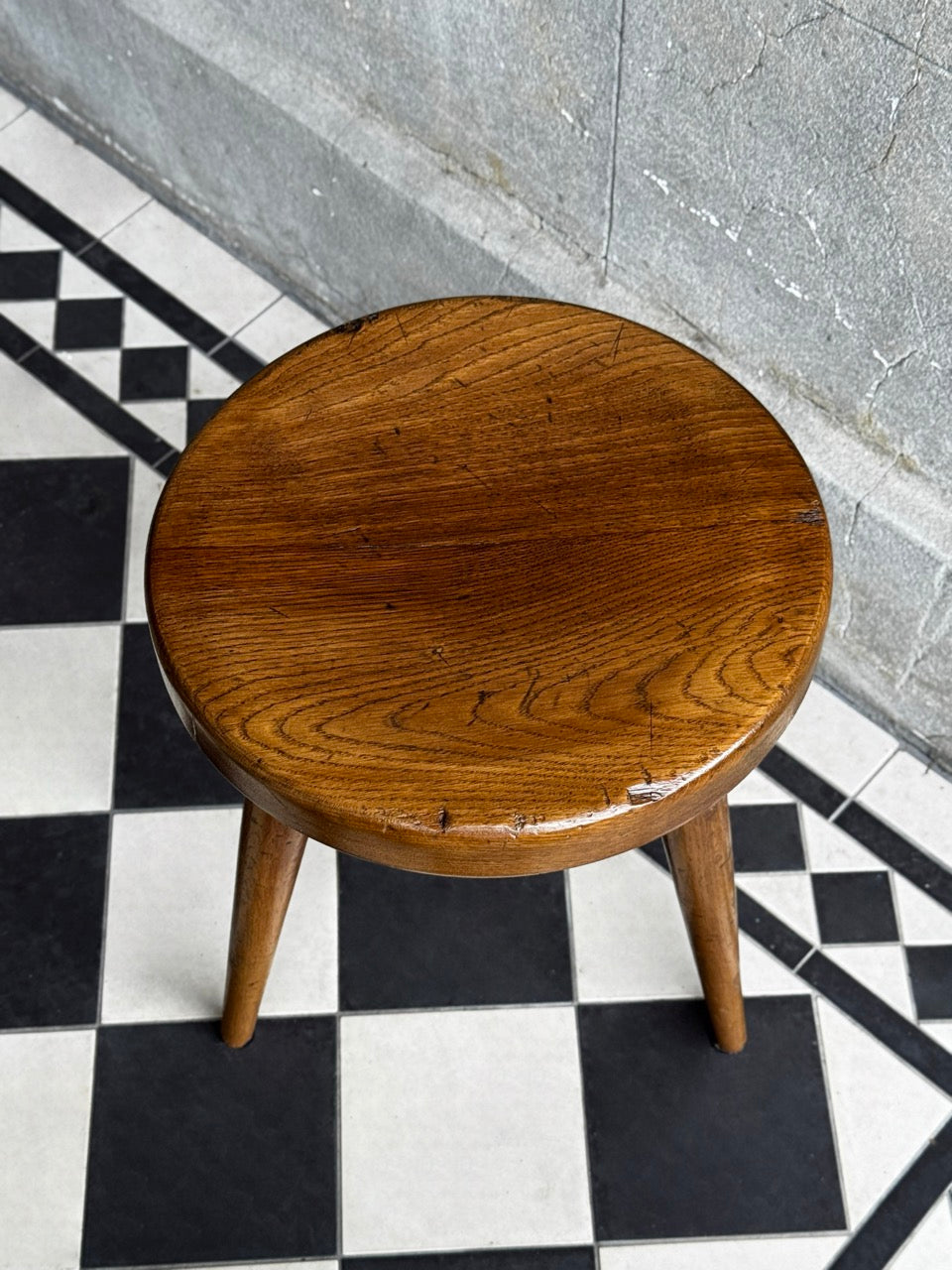 Mid Century Oak Stools