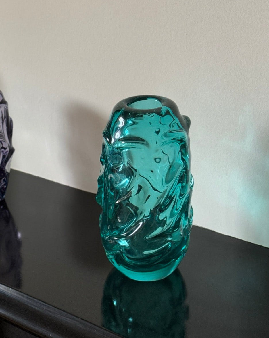 Three Crystal Vases by Jan Beranek and Josef Knizek