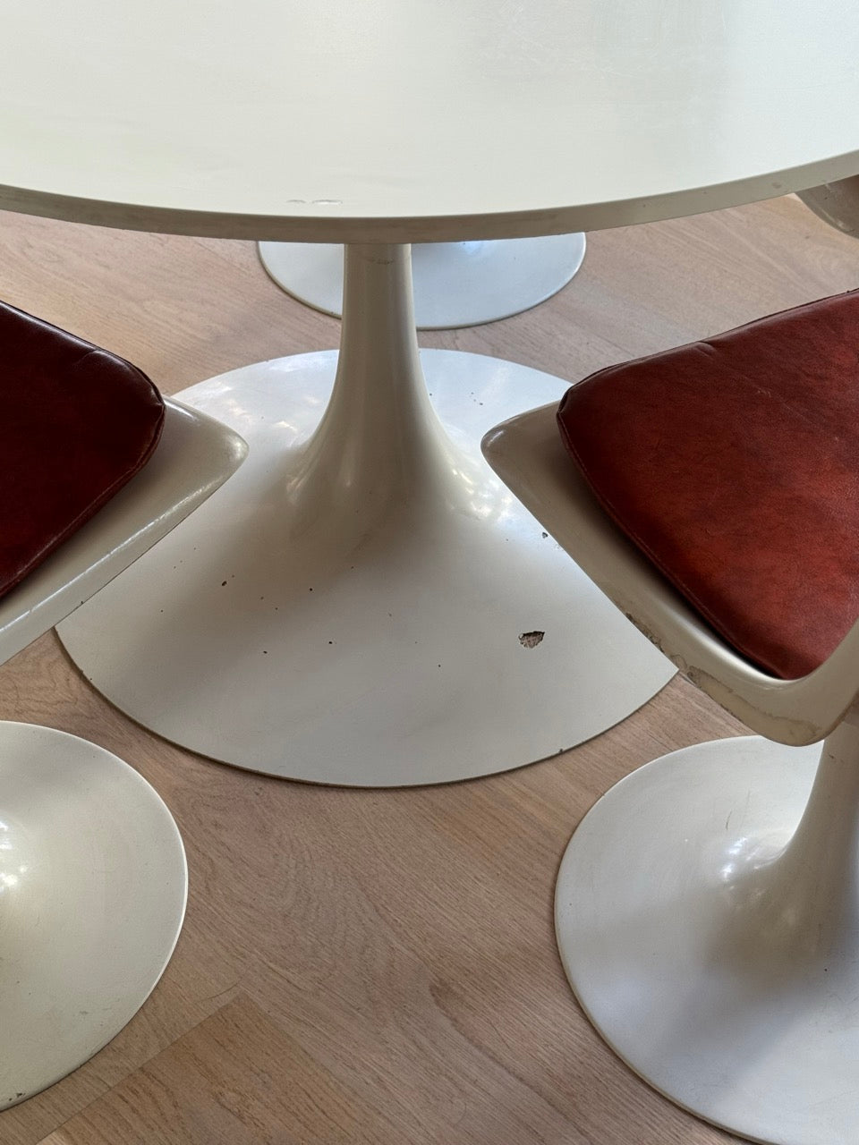 Original 1970s Six Piece Tulip Dining Set