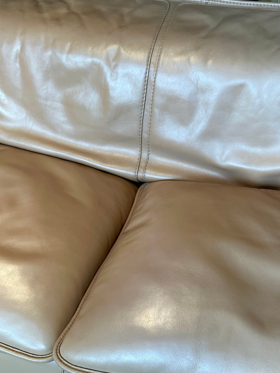 Italian Leather 2 Seater Sofa
