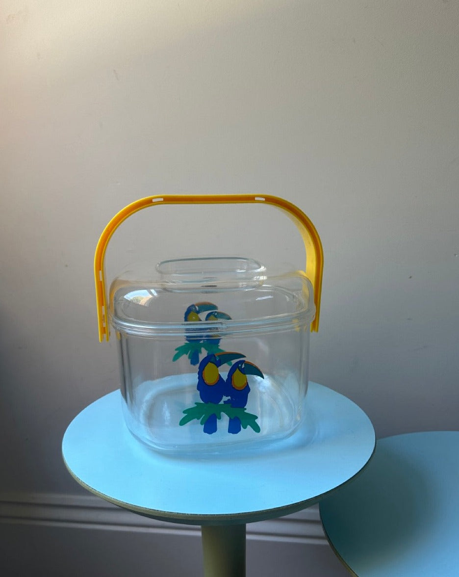 Vintage Acrylic Ice Bucket