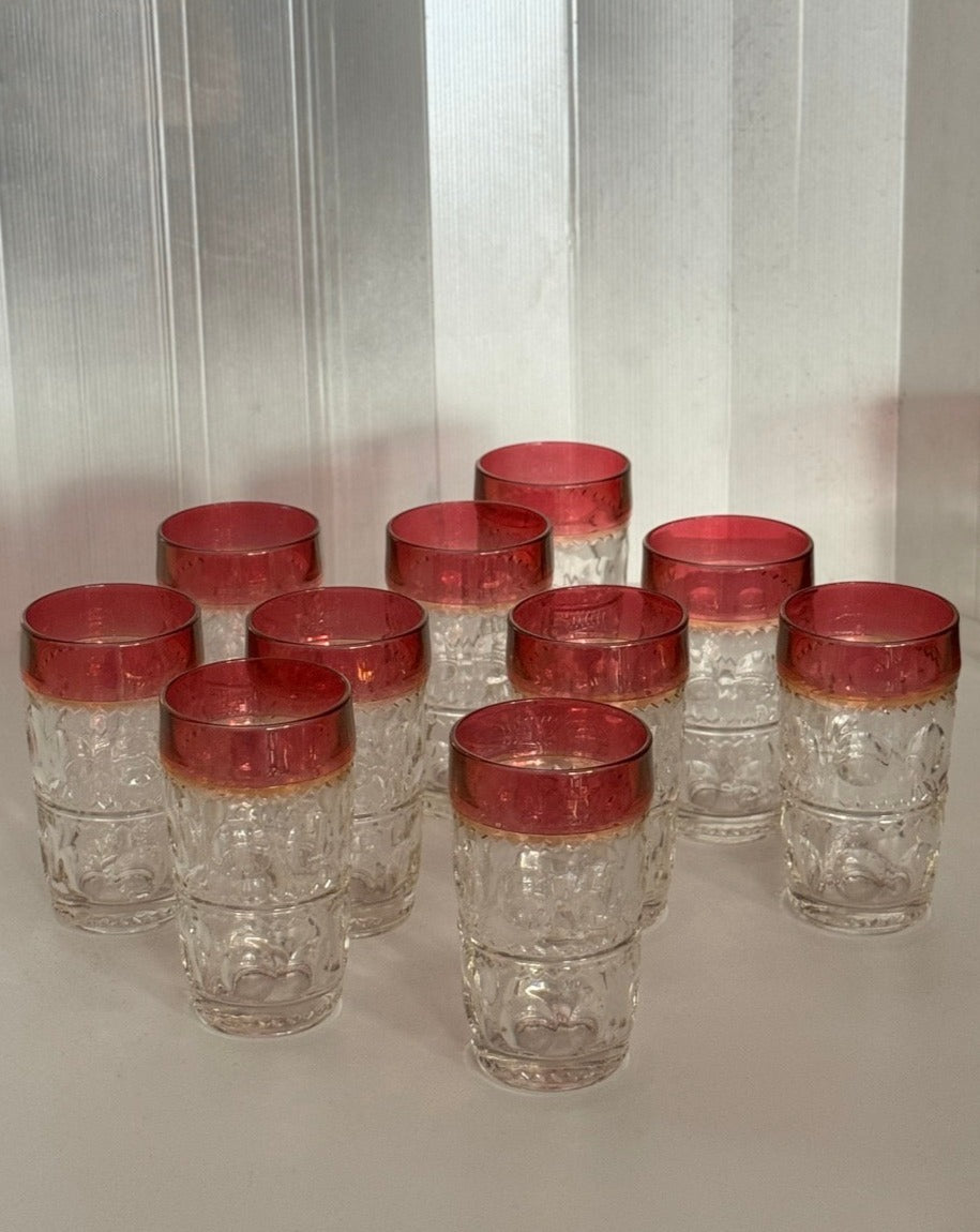 Set of 10 Indiana Tumblers