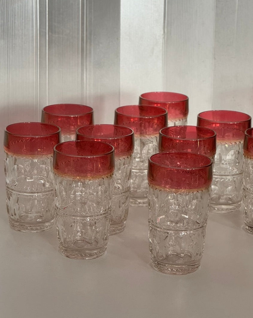 Set of 10 Indiana Tumblers