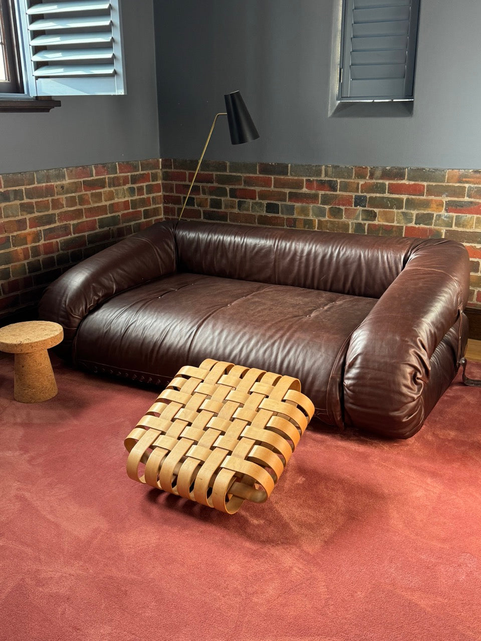 Knoll 'Power Play' Ottoman designed by Frank Gehry, 1990