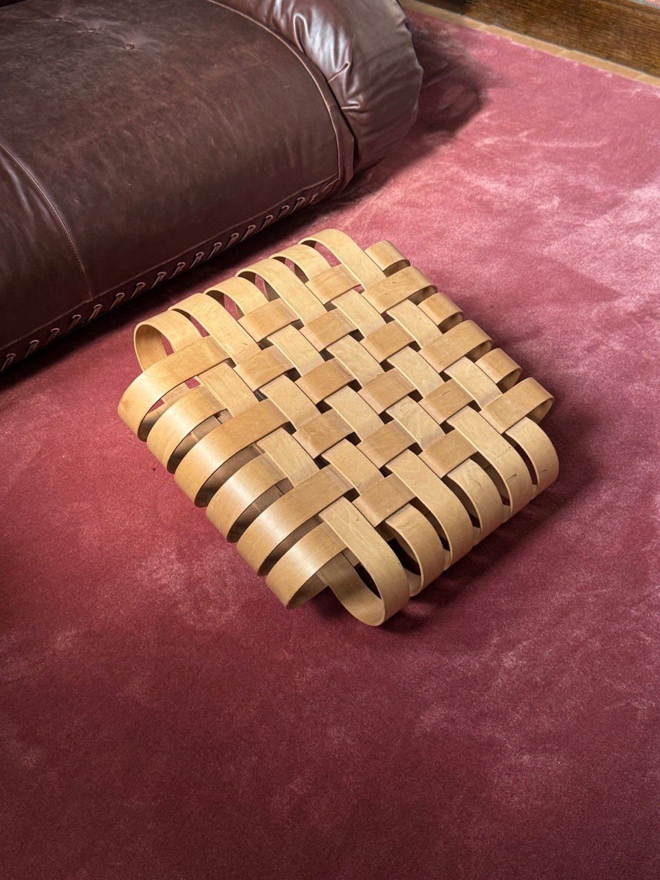 Knoll 'Power Play' Ottoman designed by Frank Gehry, 1990