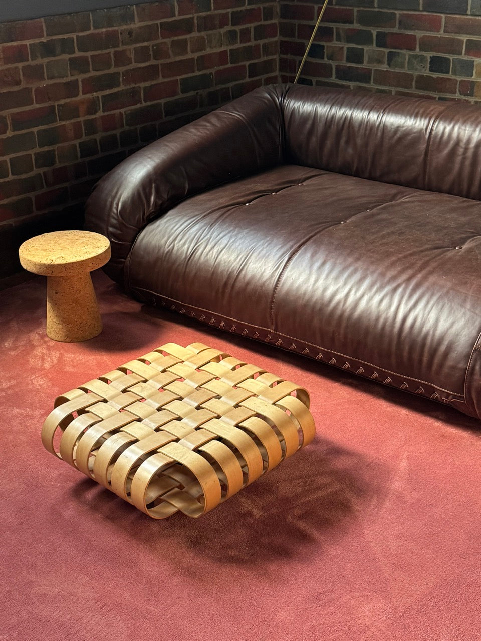 Knoll 'Power Play' Ottoman designed by Frank Gehry, 1990
