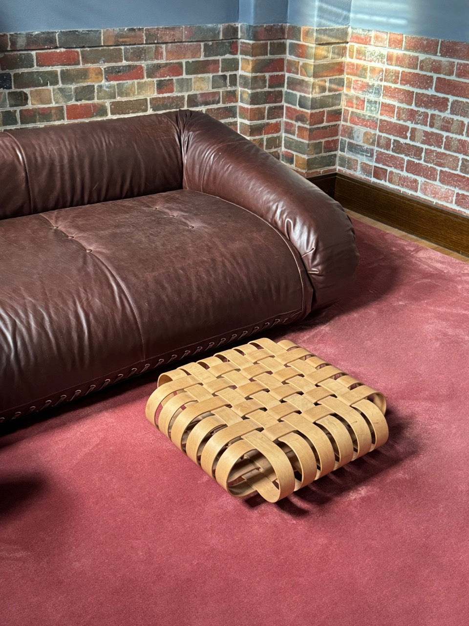 Knoll 'Power Play' Ottoman designed by Frank Gehry, 1990