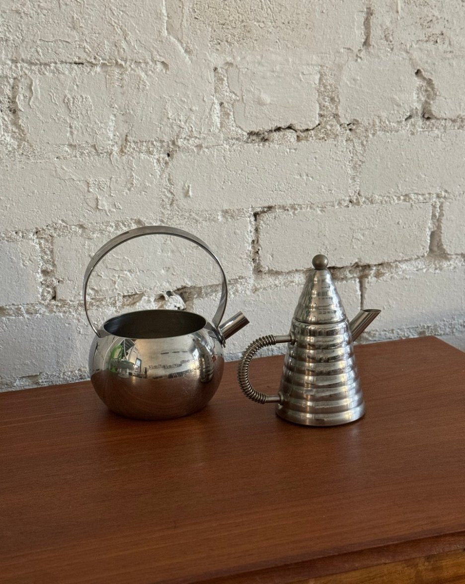 'Archimede' Stainless Steel Teapots by Stella Collection