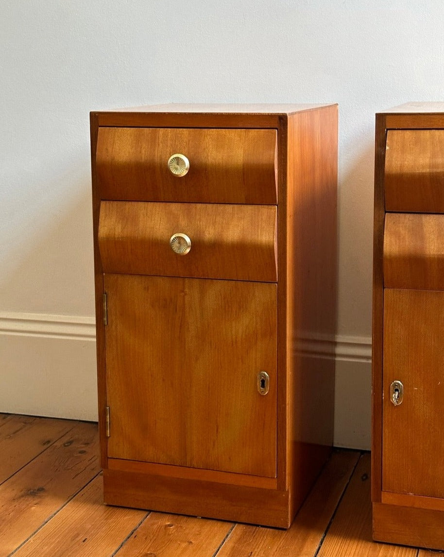 Pair of Birch Bedside Tables