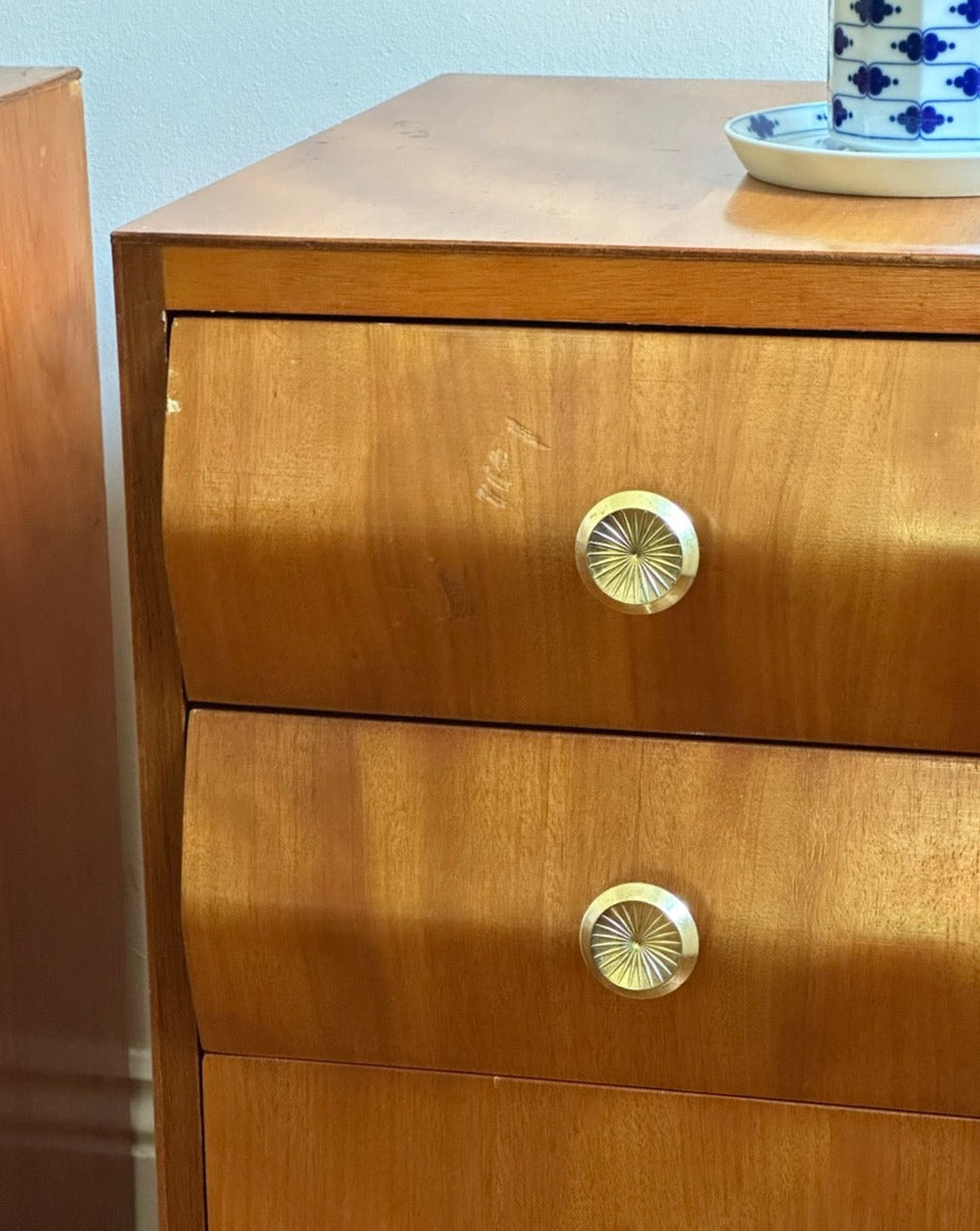 Pair of Birch Bedside Tables