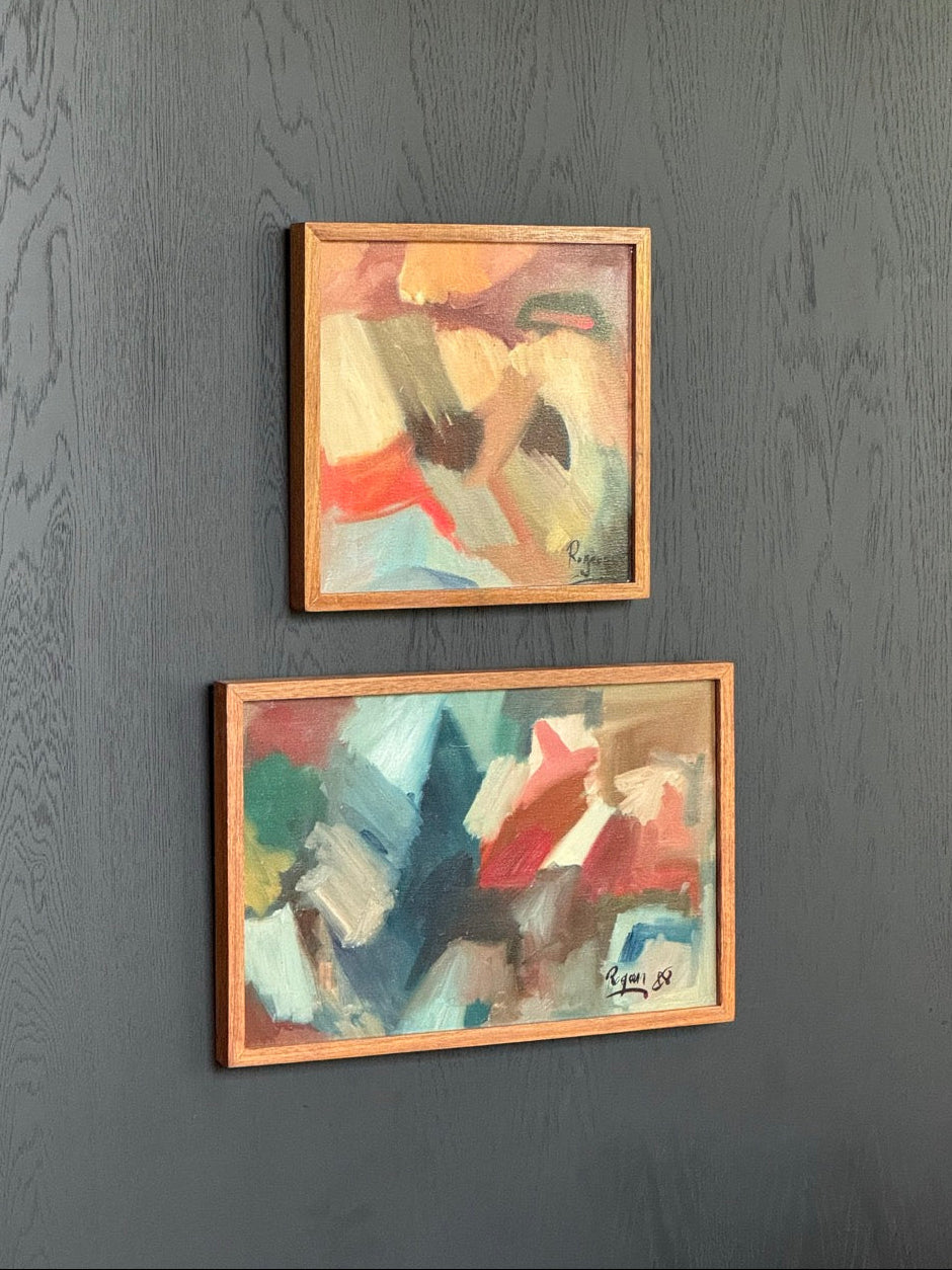 'Untitled' x 2 by J.F Rogeon