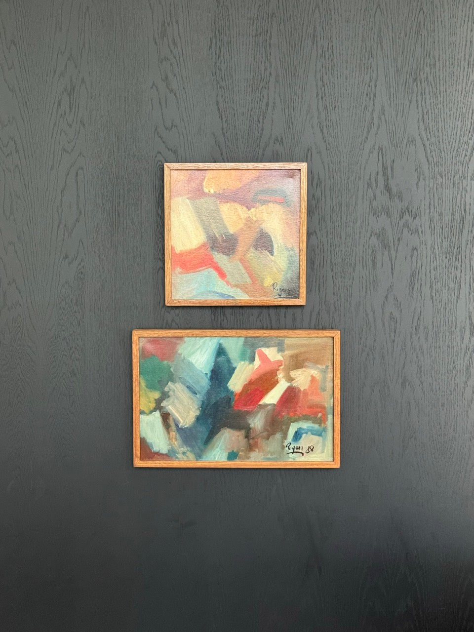 'Untitled' x 2 by J.F Rogeon