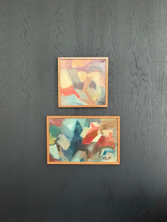 'Untitled' x 2 by J.F Rogeon