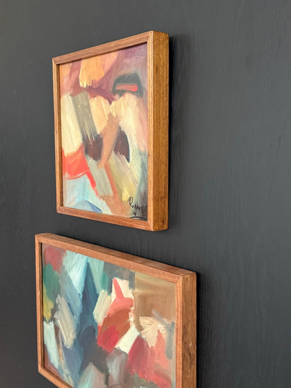 'Untitled' x 2 by J.F Rogeon