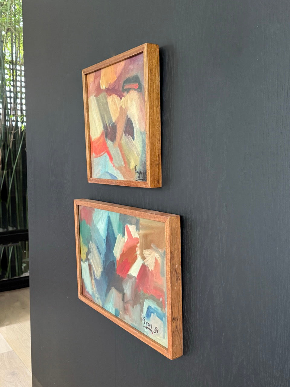 'Untitled' x 2 by J.F Rogeon