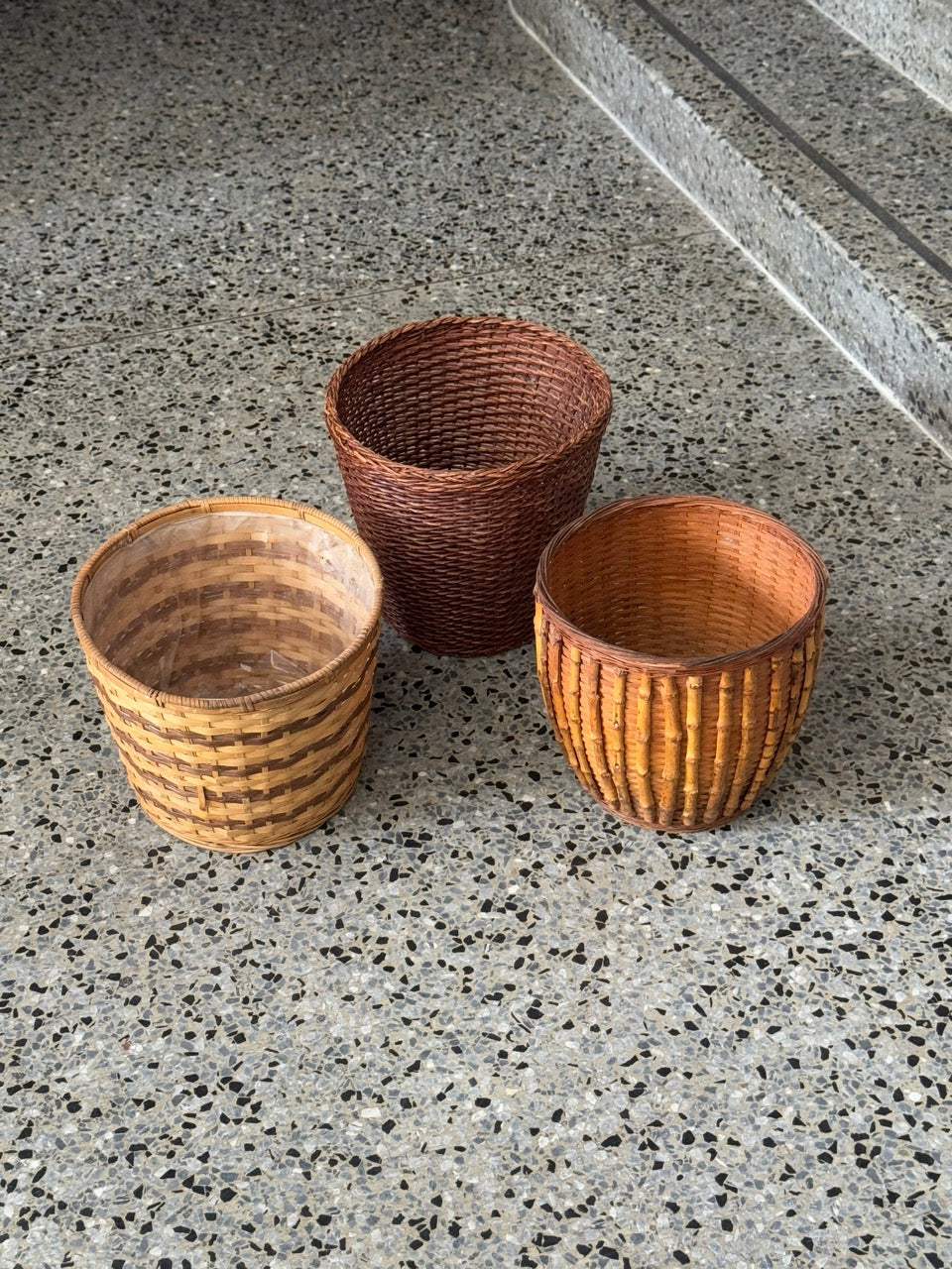 Collection of Vintage Woven Baskets