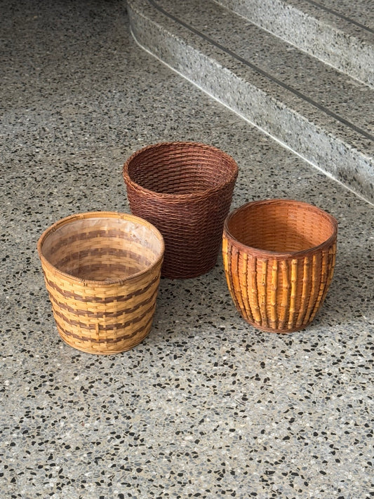 Collection of Vintage Woven Baskets