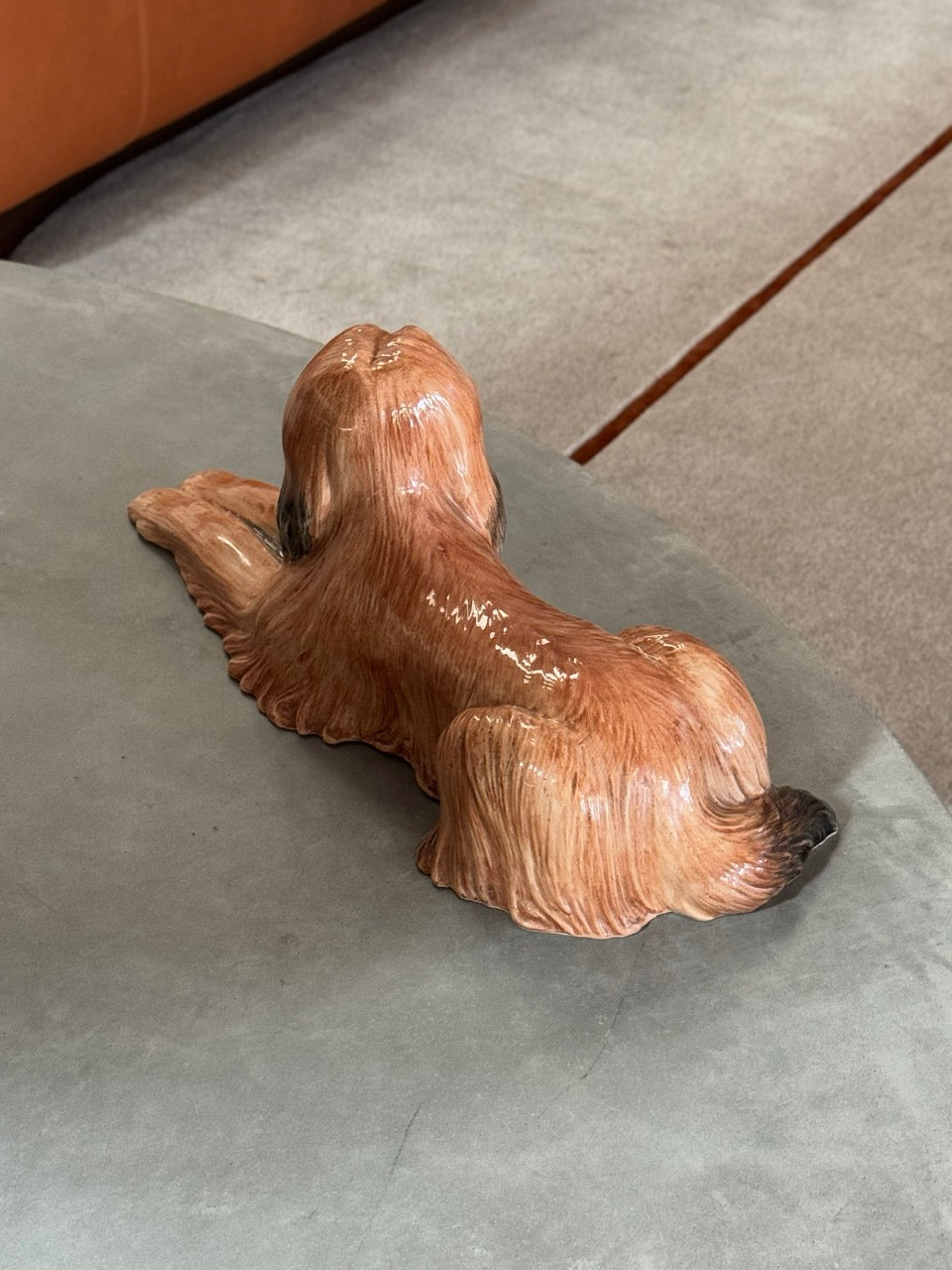 Vintage Italian Majolica Afghan Hound