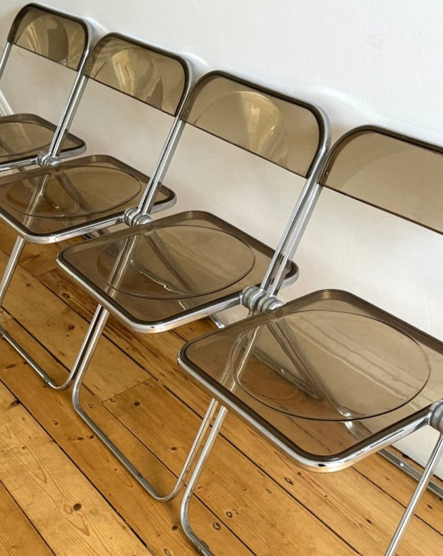 Set of 6 Plia Folding Chairs for Castelli