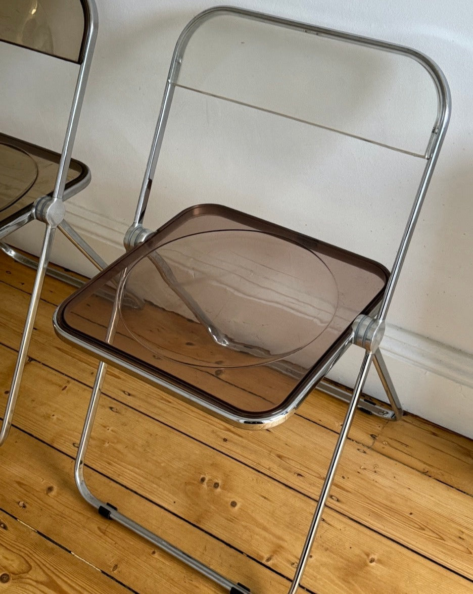 Set of 6 Plia Folding Chairs for Castelli