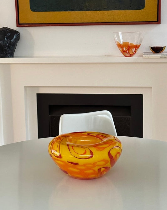 Australian Glass Decorative Bowl
