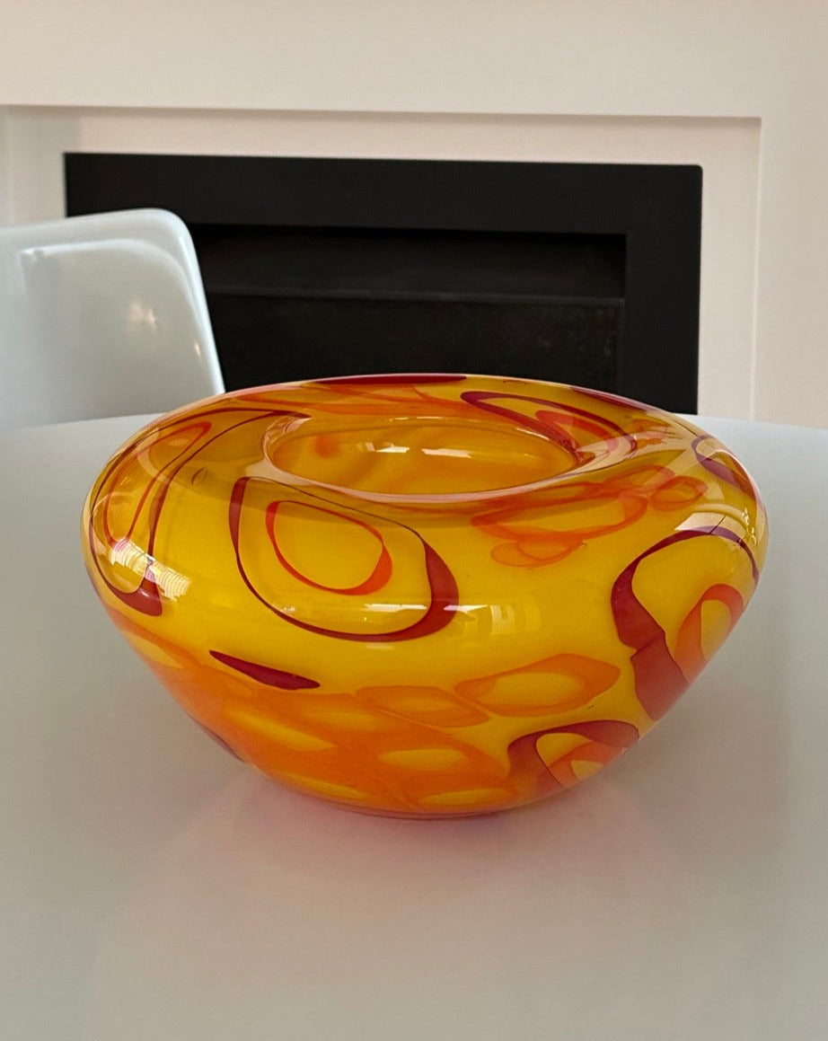 Australian Glass Decorative Bowl