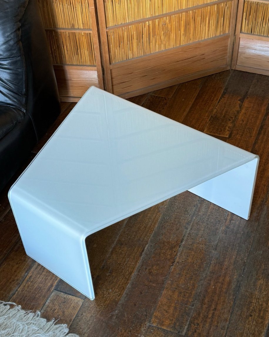 Hand Moulded Glass Coffee / Side Table