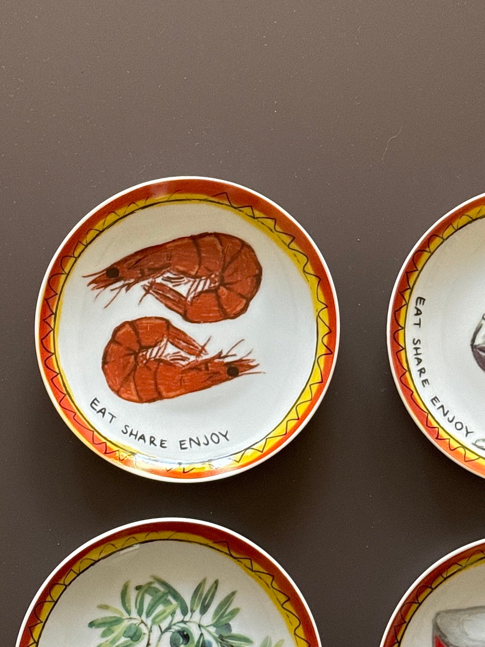 Set of Four Casa De Tapas Plates