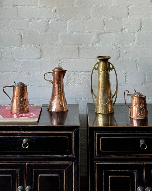 Collection of Copper and Brass Vessels