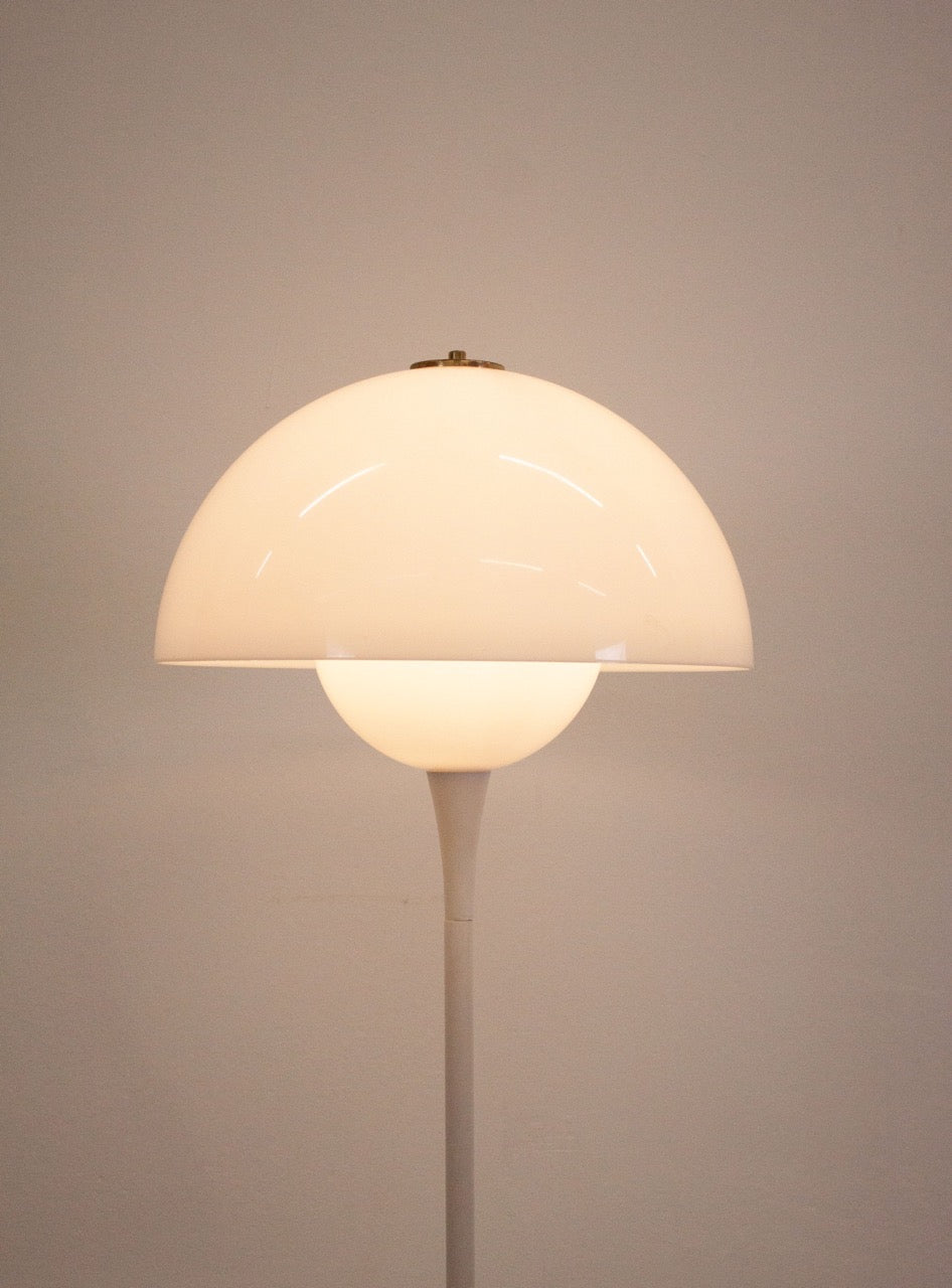 A Danish Trixel Floor Lamp, designed by Bent Karlby for Lyfa, Denmark, 1960s