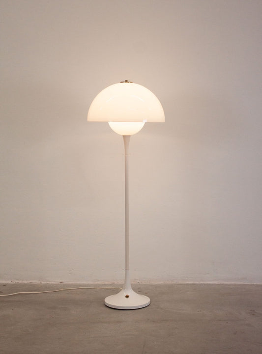 A Danish Trixel Floor Lamp, designed by Bent Karlby for Lyfa, Denmark, 1960s