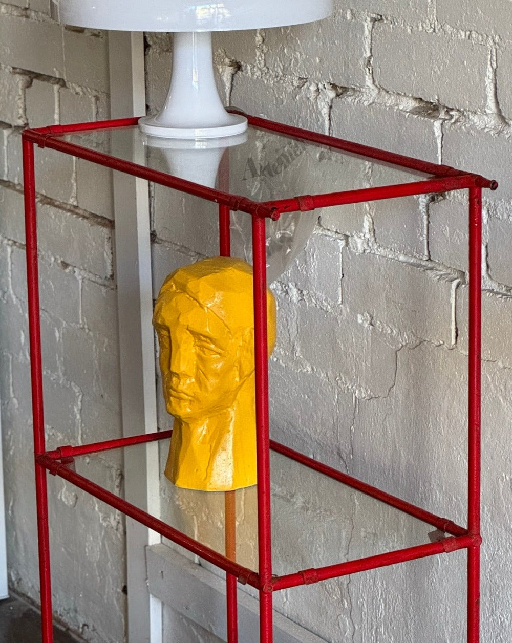 Yellow Head Sculpture