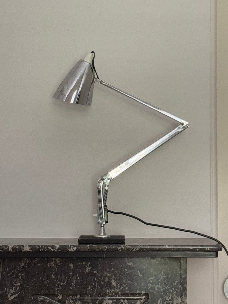 Chrome Planet Lamp