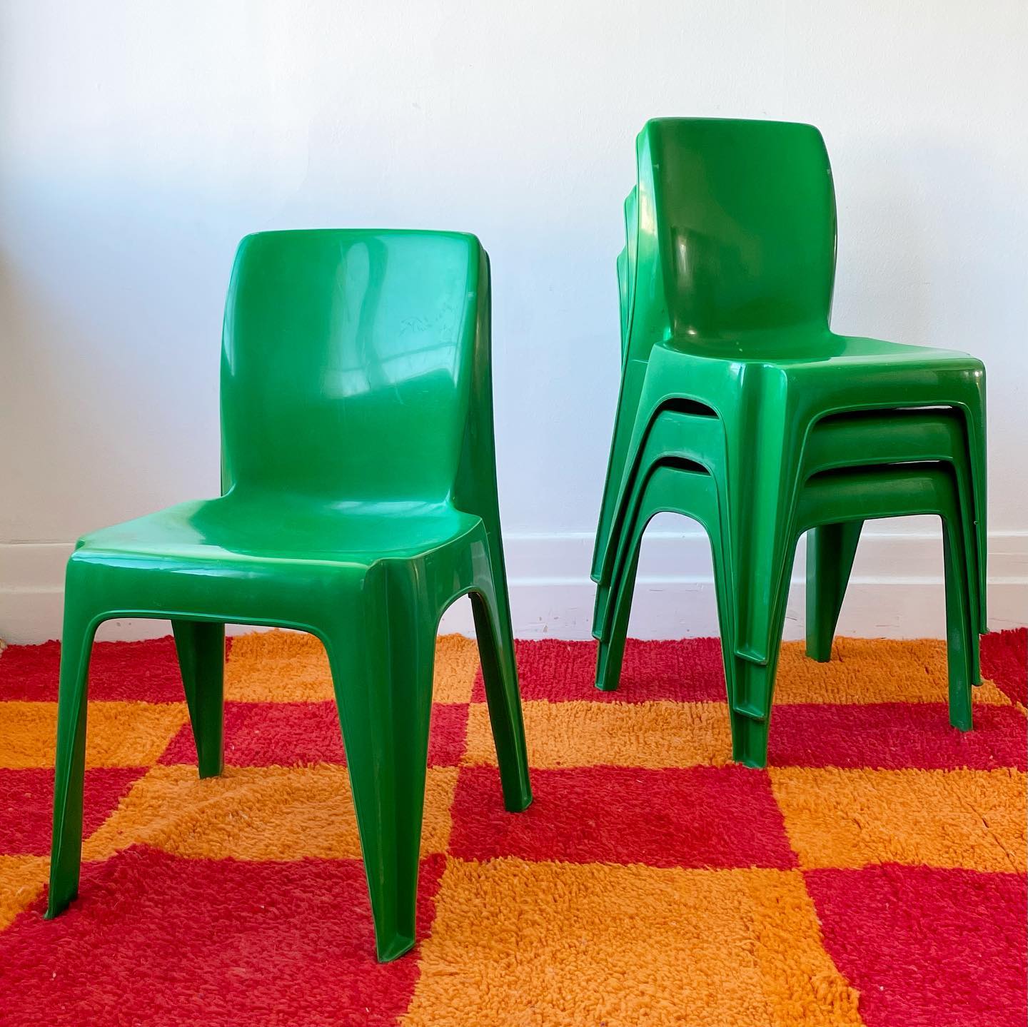 Sebel Stacking Chairs x 4