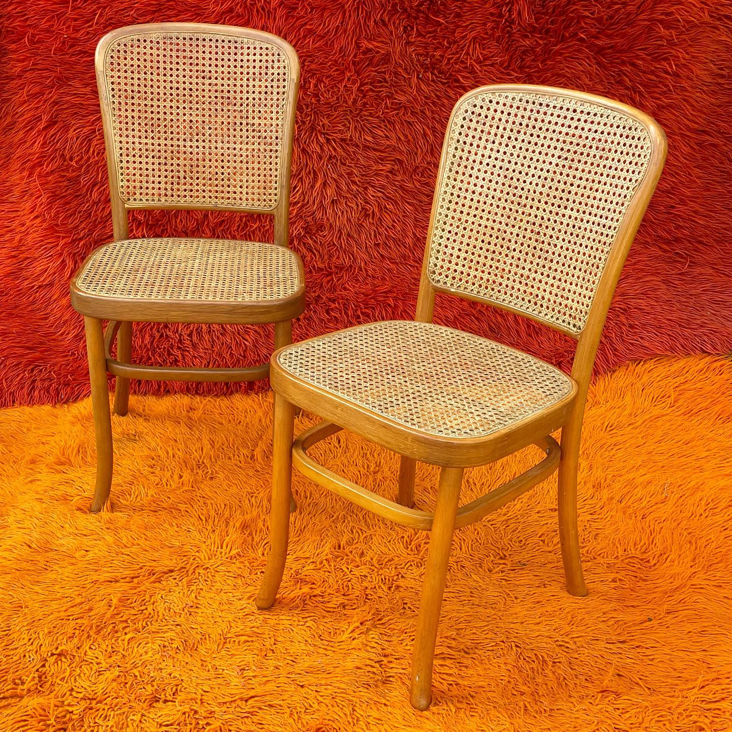 Bentwood Rattan Chairs