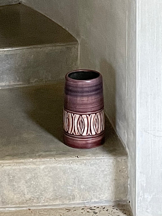 Glazed Earthenware Vase