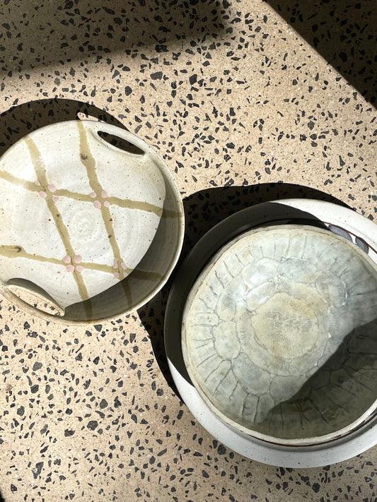 Cream Glazed Earthenware Bowl
