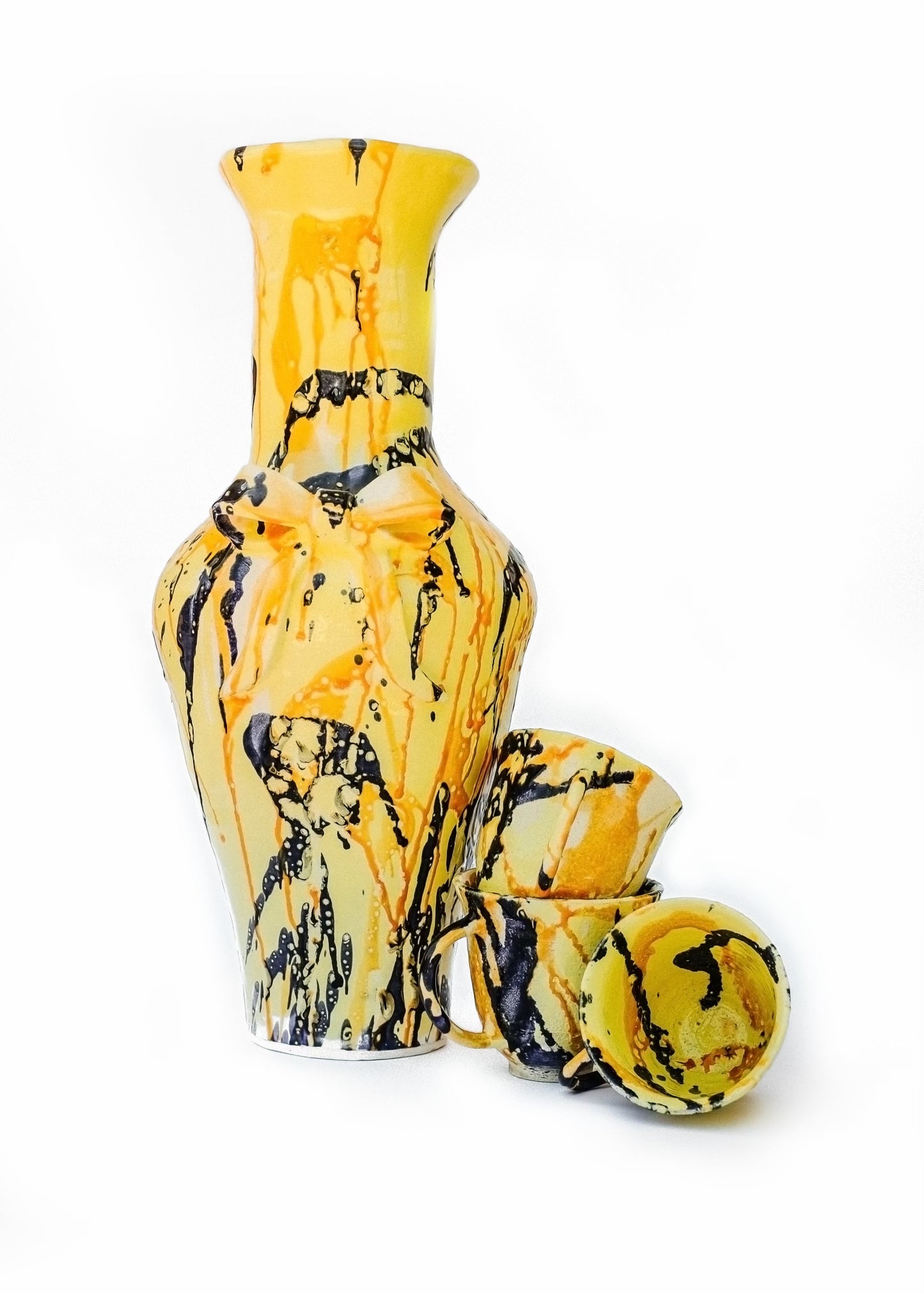 The Bou Collection Vase in yellow