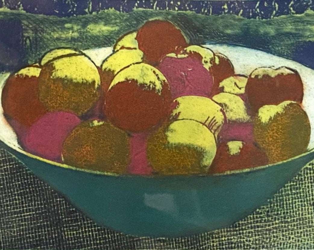 Bowl of Peaches by Susan Baran