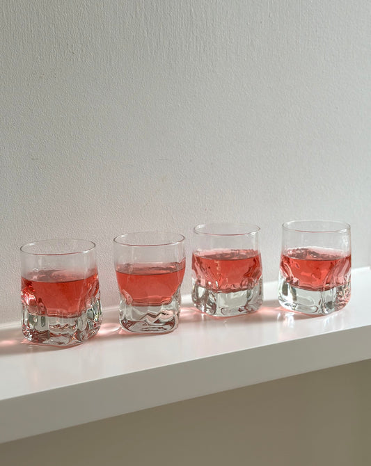 Set of 4 Iceblock Glasses