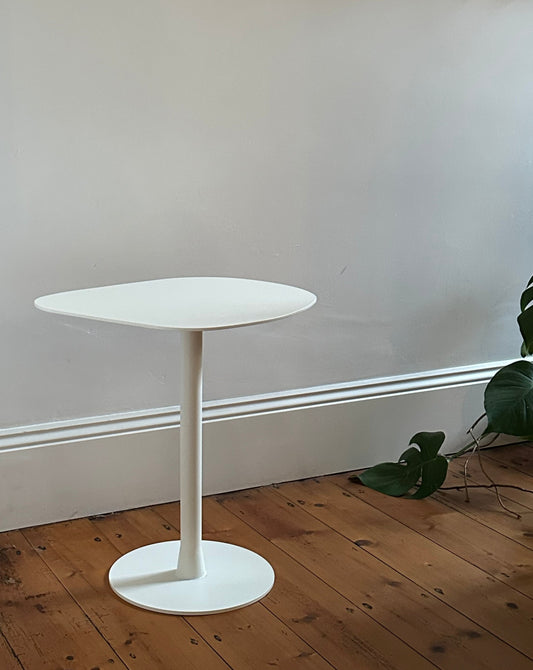 White tulip side table