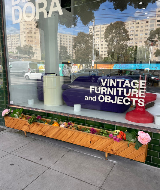 Large Mid Century Planter Box